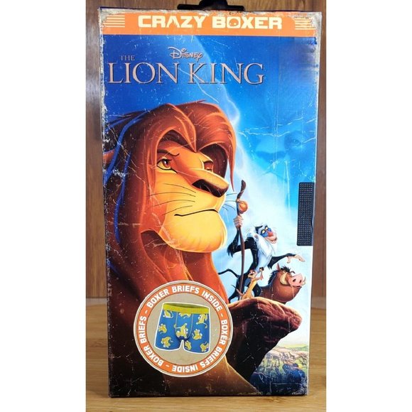 THE LION KING SIMBA BOXER BRIEFS MEN'S Mediun 32-34 DISNEY NWT - Picture 1 of 2